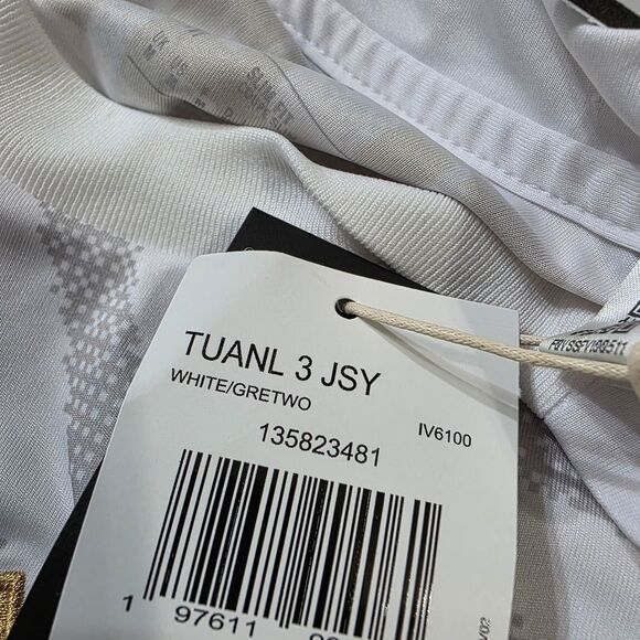 Adidas Tigres UANL 2025 Third Jersey White Gold IV6100 Men's Size Medium Soccer - Picture 10 of 15